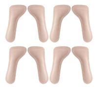 Isolas para sandalias mujeres, 4 pares insertos de tacón altos para mujeres, almohadillas adhesivas invisibles Arch Support no deslizan insertos delgados Lineros 3/4 almohadillas de zapato de confort