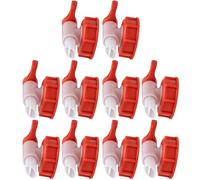ISOLATECH 10pcs Fluxx caño grifo AH 23mm caño grifo bidón DIN 61 para 20l gasolina camping jardín agua caliente cocina agua alimentos seguro universal hecho de plástico plástico