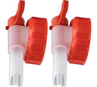 ISOLATECH SABEU Fluxx 2pc. AH 13/45 HF Válvula de llenado para bidones de 2L y 3L con rosca exterior DIN 45 de 41,0 mm Decantación sin tapón