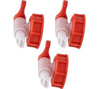 ISOLATECH SABEU Fluxx 3pcs. AH 23/61 Grifo de salida HF para bidones de 20L y 30L con rosca DIN 61 exterior 60,5mm grifo de vaciado apto 23mm para la decantación llenado dosificación sin gorgoteo