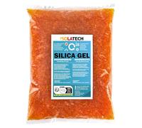 ISOLATECH Silica Gel regenerable desecante naranja 5 kg bolsa Silicagel de deshumidificador Gel de sílice, también apto como secador de filamento