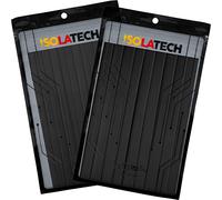 ISOLATECH tubo termoretráctil 3:1 set con adhesivo negro Ø8mm 2.4 metros en 12pcs x 20cm y Ø10mm 1.8 metros en 9pcs x 20cm para cables USB UV resistente sin etiquetar reparación impermeable