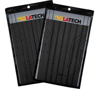 ISOLATECH tubo termoretráctil 3:1 set sin adhesivo negro Ø12mm 2.0 metros en 10pcs x 20cm y Ø15mm 1.4 metros en 7pcs x 20cm para aislamiento de cable USB UV resistente sin etiquetar reparación