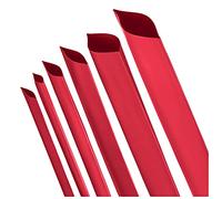 ISOLATECH Tubo termoretráctil por metros rojo sin adhesivo Ø 15mm 4 metros 2:1 juego poliolefina para aislar cables conexiones soldadas sin etiquetar resistente a los rayos UV (Ø15mm 4metros)