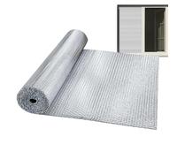 Isolation Réfléchissante Fenêtre - Panneau Thermique à Bulles Aluminium 60x300cm | Barrière Radiante Étanche pour Camping-Car Garage Toiture Voiture | Protection Énergie