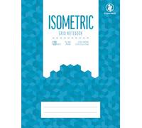 Isometric Graph Paper Notebook, 1/4" Equilateral Triangles, 120 pages, 8.5 x 11