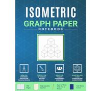 Isometric Notebook: Graph Paper Notebook for Engineering, Architecture & Drawing | 3D Sketches, Diagrams, Calculations & Technical Notes | 5 Squares per Inch | Dashed Grid | 8.5 × 11 in