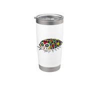 Isopod Calavera mexicana Calavera Viva México Chica Fiesta Vaso térmico de acero inoxidable de doble pared