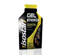 Isostar, Gel energético sabor limón. Con Vitamina C y B1 ideales para mantener el metabolismo energético durante el esfurezo, 1 unidad - 35g