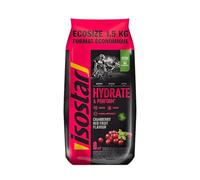 Isostar Hydrate & Perform - 1,5 kg de Bebida Electrolítica Isotónica - Solución Electrolítica para Mejorar el Rendimiento Deportivo - Sabor Arándanos, 1,5 kg (Paquete de 1)