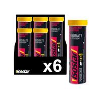 Isostar Hydrate & Perform Powertabs Sabor Arandanos, Fórmula Isotónica, Preparado para Bebida de Aporte de Glúcidos y Electrolitos, Resistencia en Entrenamientos Prolongados, 120 g