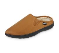 Isotoner, Advanced Gel Infused Memory Foam Microsuede Vincent Hoodback Eco Comfort Recycled Slippers, Obstrucción Hombre