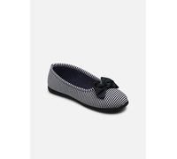Isotoner Ballerines Ergo Everywear - Jersey Bio Marinière - Grand Nœud W 36 Azul