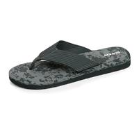 Isotoner Chanclas para hombre muy cómodas, varillas anchas, EU, Caqui Camo, 40 EU