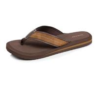 Isotoner - Chanclas para hombre ultra cómodas, varillas anchas, EU, chocolate, 45 EU