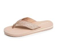 Isotoner Chanclas para mujer, cómodas, suaves, color marrón, beige, 37 EU