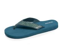 Isotoner Chanclas para mujer, cómodas, suaves, color marrón, Verde pato, 40 EU