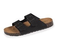 Isotoner Chinelas Hombre, Sandalias cómodas de Dos Correas Efecto Corcho con Ajustable Hebilla - Verano