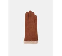 Isotoner Guantes de ante en camel. Camel 7,5