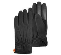 Isotoner - Guantes de forro flexible para hombre, Negro , 8/8.5