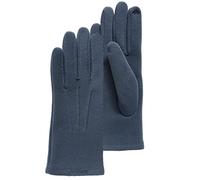 Isotoner Guantes de mujer táctiles de tela suave y cálida, sin forro, TU, azul, Talla única