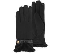 Isotoner Guantes de mujer táctiles, Negro , Talla única
