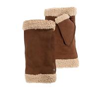 Isotoner Guantes mujer piel de ante de cabra - forro de imitación de piel