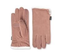 Isotoner Guantes Polar elásticos con Forro de Microfibra y tecnología Smart Touch Clima frío, Rosa Claro-Reciclado y Smartdri, Talla única para Mujer