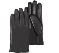 Isotoner - Guantes táctiles, talla única y forrados en piel sintética, Negro , Talla única