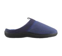 isotoner Men's Microsuede Devin Slip On Slipper with with Cooling Memory Foam for Indoor/Outdoor Comfort