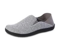 isotoner Pantuflas deportivas de punto para hombre para interiores y exteriores, con espalda cerrada, comodidad de espuma viscoelástica y soporte para el talón, Ceniza, 13-14