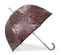 Isotoner Paragua mujer transparente forma de campana