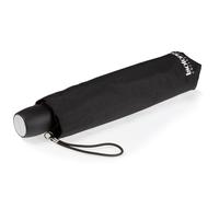Isotoner Paraguas de bajo precio, sólido y ultra repelente al agua, Negro, ST