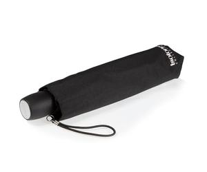 Isotoner Paraguas de bajo precio, sólido y ultra repelente al agua, Negro, ST