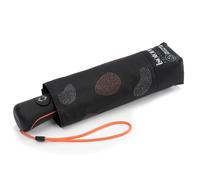 Isotoner Paraguas sólido, ultra-impermeable, amplia cobertura, apertura/cierre automático, Lunares contemporáneos, ST