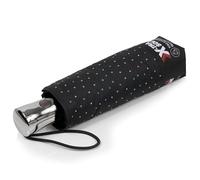 Isotoner Paraguas x-tra sólido anti-vuelco, impermeable, apertura/cierre automático, Mini guisantes, ST