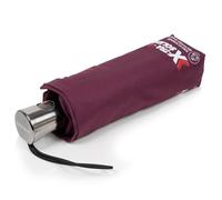 Isotoner Paraguas x-tra sólido anti-vuelco, impermeable, apertura/cierre automático, ciruela, ST