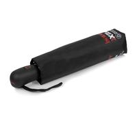 Isotoner Paraguas x-tra sólido, ultra repelente al agua, apertura/cierre automático, Negro , ST