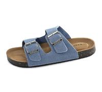 Isotoner - Sandalias de mujer con doble brida ultra cómodas, EU, azul, 38 EU