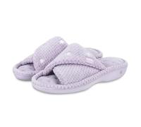 Isotoner® Señoras Zapatilla de Dedo Abierta Popcorn Turnover, 37 EU