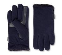 isotoner Stretch Fleece Gloves with Microluxe Lining and Smart Touch Technology Guantes para Clima frío, Azul Medianoche-Smartdri, Talla única para Mujer
