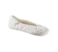 isotoner Totes - bailarinas Mujer, color Blanco, talla L