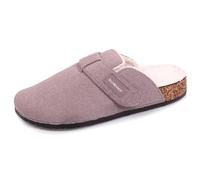 Isotoner Zapatillas de casa Chinelas mujer, pantuflas zuecos cómodos para el invierno