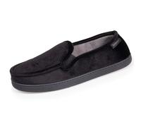 Isotoner Zapatillas de casa Mocasines hombre, pantuflasmocasines cómodos con un terciopelo ultrasuave