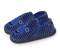Isotoner Zapatillas de casa Mocasines niño, pantuflas cómodos de terciopelo