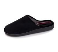 Isotoner - Zapatillas de deporte para hombre, ultracómodas, con memoria de forma, atemporales y elegantes, color negro 44