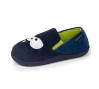 Isotoner - Zapatillas de deporte para mocasines para niño, fácil de poner, suela antideslizante, EU, azul marino, 33 EU