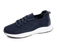 Isotoner - Zapatillas de deporte para mujer, con memoria de forma flexible, Marina Oscur, 38 EU