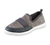 isotoner Zapatillas deportivas de punto para interior/exterior para hombre, Carbón (dark charcoal), 43 EU