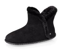 Isotoner - Zapatillas deportivas para mujer, ultra cómodas y cálidas, interior y borde de piel sintética, EU, Negro , 39 EU